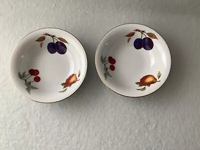 Buy Royal Worcester Evesham Gold Cereal Bowls X 2 Excellent Condition • 7£