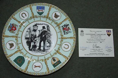 Buy Royal Worcester Fine Bone Plate Leicestershire Constabulary Gala Day Police • 18£