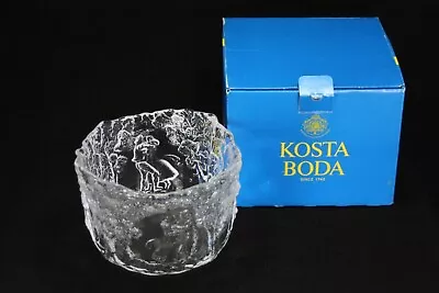 Buy Kosta Boda Rhapsody Art Glass Bowl By Kjell Engman - Boxed • 18£