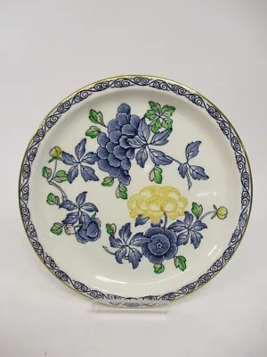 Buy Royal Worcester Crown Ware Blue And Yellow Floral Plate 20.5cm Diameter • 18.74£
