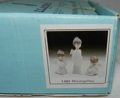Buy Lladro Porcelain Mini Angelitos 1604 Ornaments Nativity Original Box • 42.68£
