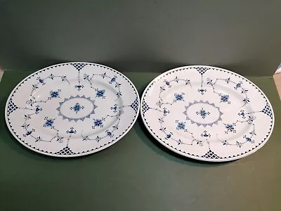 Buy 2 X Furnivals Blue Denmark 14 Inch Large Oval Serving Plate Or Meat Platter  • 34.99£
