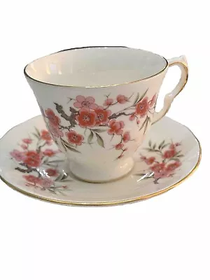 Buy Queen Anne Bone China Tea Cup & Saucer Pink Floral Flowers  Gold Trim  England • 11.51£