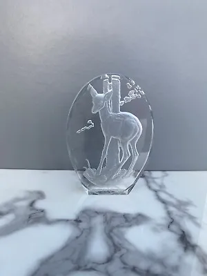 Buy Clear Crystal Glass Paperweight Animal Sculptures By Philip Nathan • 9£