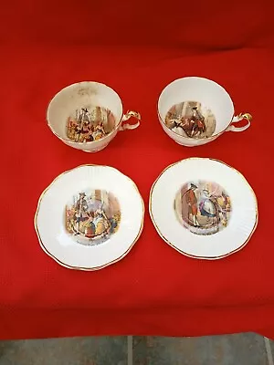 Buy Bone China Cup & Saucer Cries Of London (mixed Lot) From Ansley 1940-50 • 2.49£