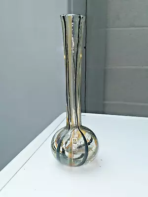Buy Mdina Stripe Glass Vase ~ Free UK P&P • 17.99£