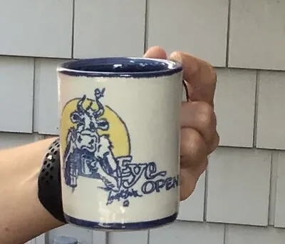Buy ANTIQUE / Vintage Louisville Stoneware Coffee Mug. “Eye Opener” • 11.53£