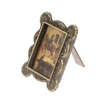 Buy Dolls House Miniatures 1:12 Scale Metal Vintage Frame Photo Furniture Accessory • 4.79£