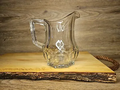 Buy Vintage Crystal Cut Clear Glass Water Jug Heavy - Well Made - Meal Time -Drink. • 10.99£