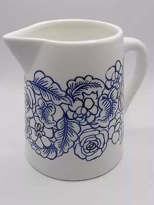 Buy Blue And White Floral Ceramic Jug.  • 3.99£
