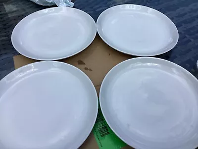 Buy 4 X Jamie Oliver Side Plates 19cm Plain White A58 • 20£