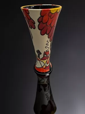Buy Art Deco Old Tupton Ware Ceramic Noon Vase Jeanne McDougall - 20cm • 39.99£