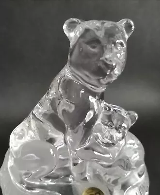 Buy RCR ( Royal Crystal Rock) Crystal Cut-Glass Lioness And Cub Figurine • 10.99£