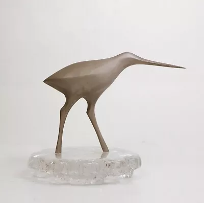 Buy Bird Sculpture By Tapio Wirkkala Glass & Metal For Kultakeskus 1970s • 2,253.23£