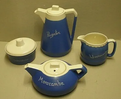 Buy Vintage Devonmoor Blue Tea / Coffee Set (EB4) • 24£