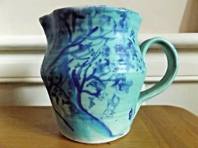 Buy Studio Pottery Unglazed Jug - Potter's Mark • 24.99£