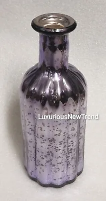 Buy 18cm Light Violet Shade Glass Flower Vase Planter Ornament Home Bar Decor Rose😍 • 10.99£