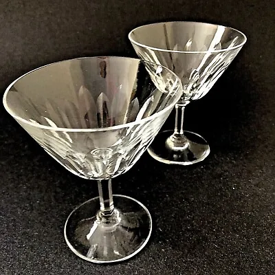 Buy Set Of 2 Pair Baccarat Crystal Lorraine Glasses Liquor Cocktail Sherry Cordial  • 72.38£