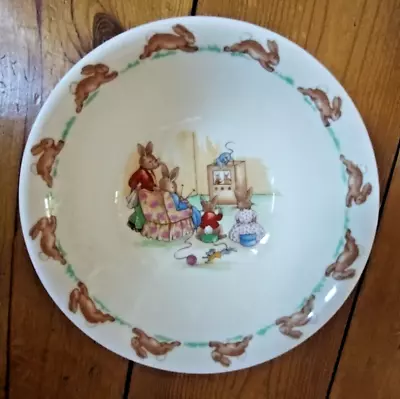 Buy Royal Doulton Vintage Bunnykins  Bowl Dish Bone China Livingroom TV Scene • 12.99£
