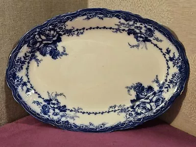 Buy Vintage Alfred Meakin Ovando Royal Semi Porcelain Large Deep Oval Platter • 4.99£