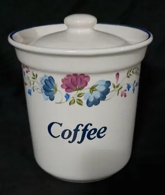 Buy Vintage BHS Priory Tableware Coffee Storage Jar Caddy Made In Britain • 6£