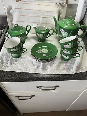 Buy Beautiful Green Chinese Tea Set. • 20£
