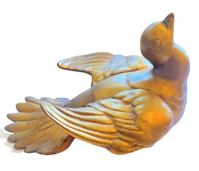 Buy VTG Freeman McFarlin Arched Dove Figure Gold Love Bird MCM Pottery 1960s 8 Inch • 20.13£