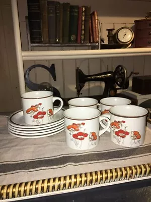 Buy Vintage Tea Set Royal Doulton  Fieldflower Lambethware  Cottage Grandma Core • 12£