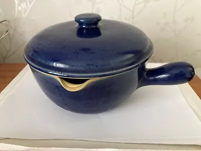 Buy Denby, Vintage, Blue Glazed Crockpot • 7.99£