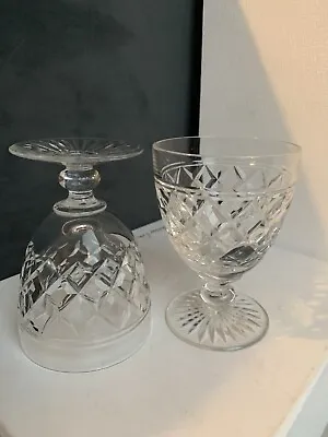 Buy Edinburgh Crystal Rare Find Gin And Tonic / Wine Glass Tumbler Signed Vintage 2x • 49£
