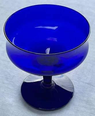 Buy Vintage Morgantown Seneca Cobalt Blue Sherbet/Dessert Goblet - Replacement • 20.94£