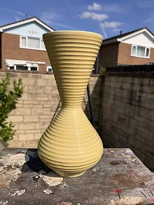 Buy West German Pottery Bay Keramik 463/25R Yellow Vase  1960-70s’ • 15£