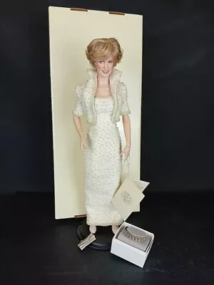 Buy Franklin Mint Diana Princess Of Wales Porcelain Portrait Doll  (17  And Boxed) • 49.99£