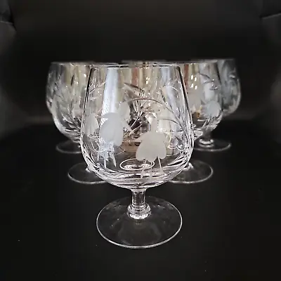 Buy Stuart Crystal  Cascade Pattern Set Of 6 Crystal Brandy Glasses • 149.99£