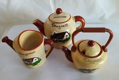 Buy Manor Ware SKEGNESS Miniature Watering Can Kettle Tea Pot Memorabilia Vintage X3 • 14.99£