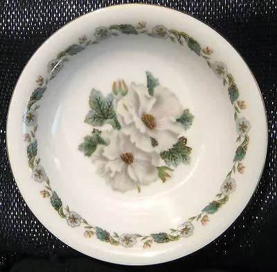 Buy 1x Noritake China Bowl With A Lovely White Anenome Pattern.  Approx 5 1/2 Ins  • 5.99£