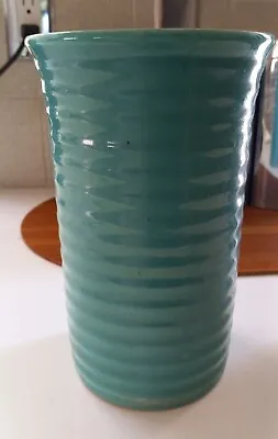 Buy Bauer California Pottery 8   Ring Ware Vase Green Blue Montery Color • 27.55£