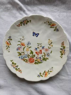 Buy Aynsley Bone China Plate, Cottage Garden + Butterflies, 8 Inch, New, Boxed • 3.50£