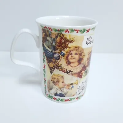 Buy Christmas Time Mug By Roy Kirkham Vintage Cards Santa Bone China 1997 England • 9.14£