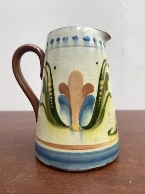 Buy Vintage Decorative Hand Painted Glazed Art Red Earthenware Pottery Jug  • 40£