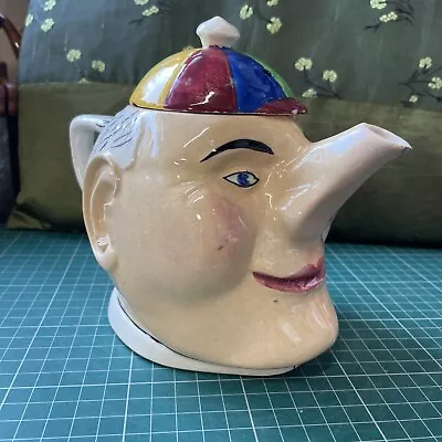 Buy Rare Collectable 'simple Simon' Novelty Tea Pot By Devonmoor Pottery C. 1920's • 7£