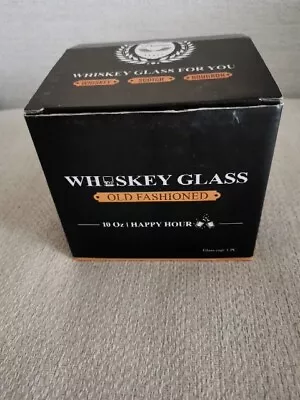 Buy 1982 Vintage Lead Free Crystal Whiskey Glass 10 Oz. In Gift Box With Gift Cards. • 6.50£