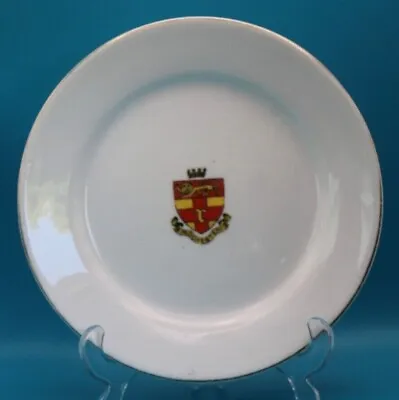 Buy CRESTED CHINA PLATE ~ ROCHESTER - 6-in 15.5cm MADE FOR E.B. CARLL STROOD • 4£