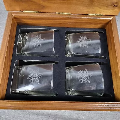 Buy Vintage Hauni Richmond Tobacco Commemorative Whiskey Glass Set Etched Rare • 76.72£