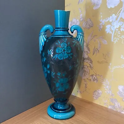 Buy A Bretby Pottery Vase Blue Large Tall AF • 44.95£