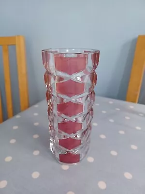 Buy Vintage 1960s Luminarc Windsor Rubis Glass Vase By J.g. Durant Made In France • 5£