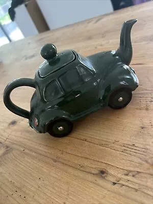 Buy Price Kensington Pottery Green Car Tea Pot British Racing Green • 7.50£