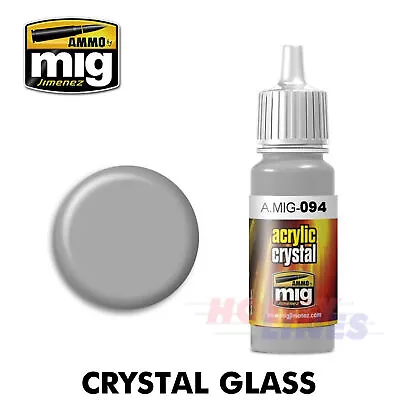 Buy Ammo CRYSTAL ACRYLIC COLOURS Full Range 17ml Jar Glass Surface Mig Jimenez • 2.95£