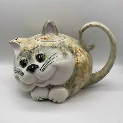 Buy Carlton England Novelty Cat Character Hand Painted Ceramic Pottery Tea Pot • 20£