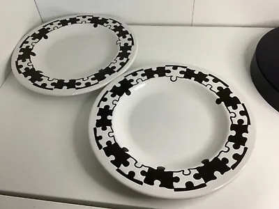 Buy Rare. Vintage Hornsea Puzzle. Jigsaw Small Side Bread Plates X2. (C) • 10£